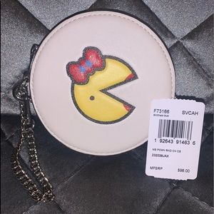 Coach Ms PAC-Man Round Coin Purse